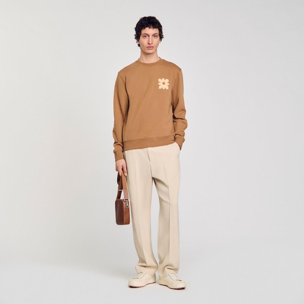 Sandro Sweatshirt with flower patch