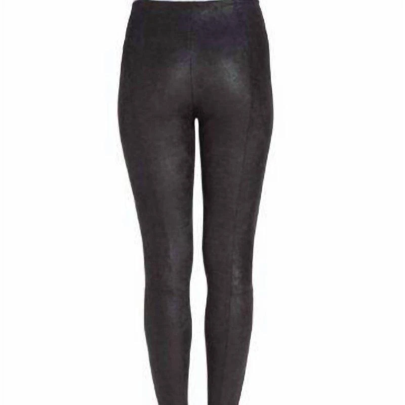 Lyssé Buff Suede Legging -Xl In Black 1