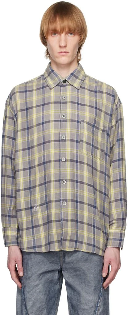 JieDa Beige Oversized Shirt 1