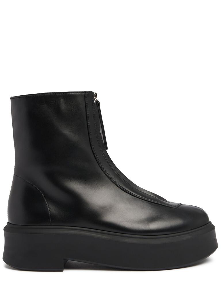 THE ROW 50mm Zipped Leather Ankle Boots