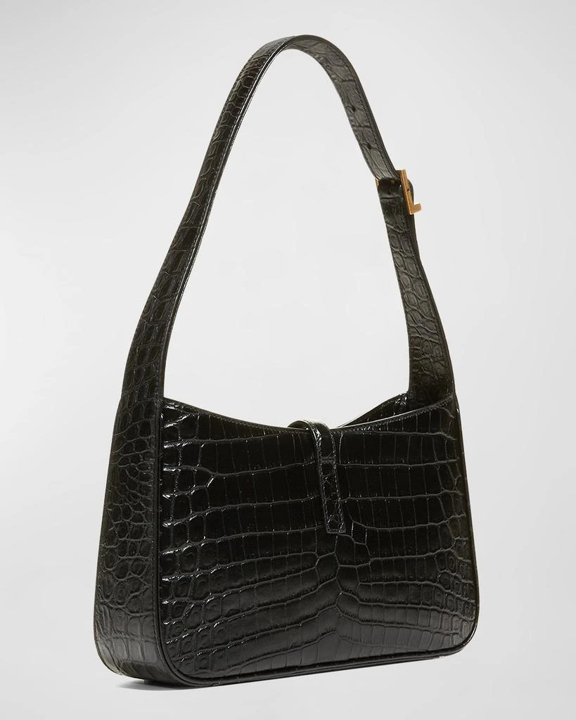Yves Saint Laurent Le 5 A 7 YSL Shoulder Bag in Croc-Embossed Leather 4