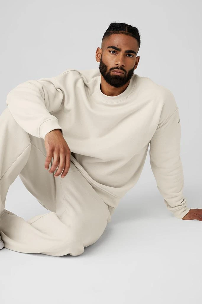 Alo Renown Heavy Weight Crew Neck Pullover - Bone 5