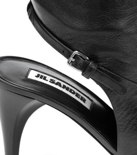 Jil Sander Cut-out knee-high leather boots 6