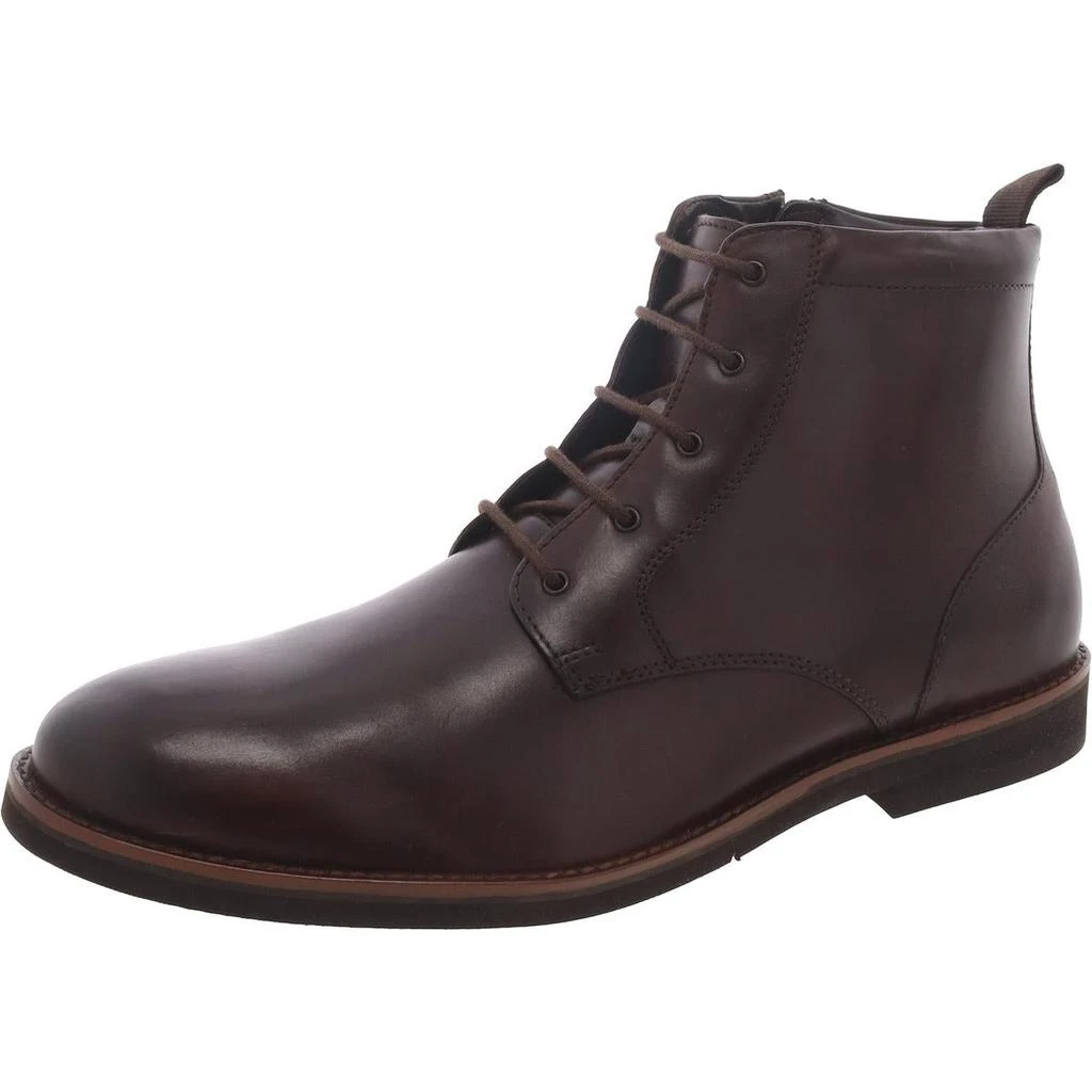 Steve Madden Surge Mens Leather Lace-Up Chukka Boots 4