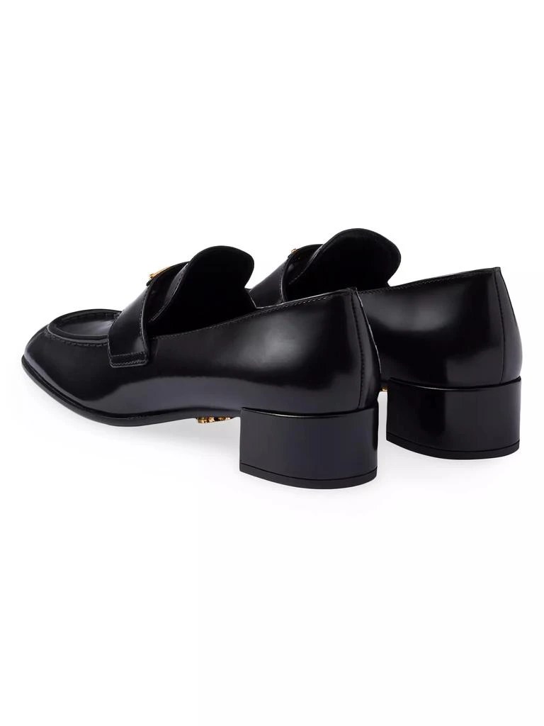 Prada Brushed Leather Loafers 3