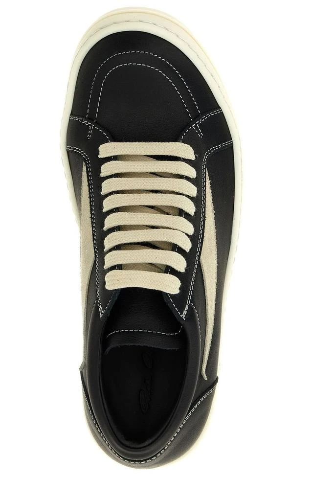 Rick Owens Rick Owens Round Toe Lace-Up Sneakers 4