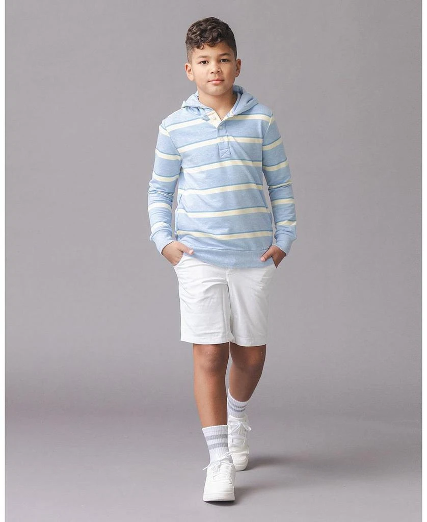 Hope 
Henry Boys
 Organic French Terry Henley Hoodie - Little Kid 4