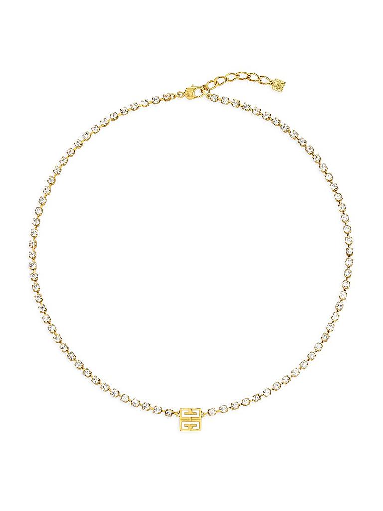 Givenchy Pear-Shape Crystal Lariat Necklace, 16