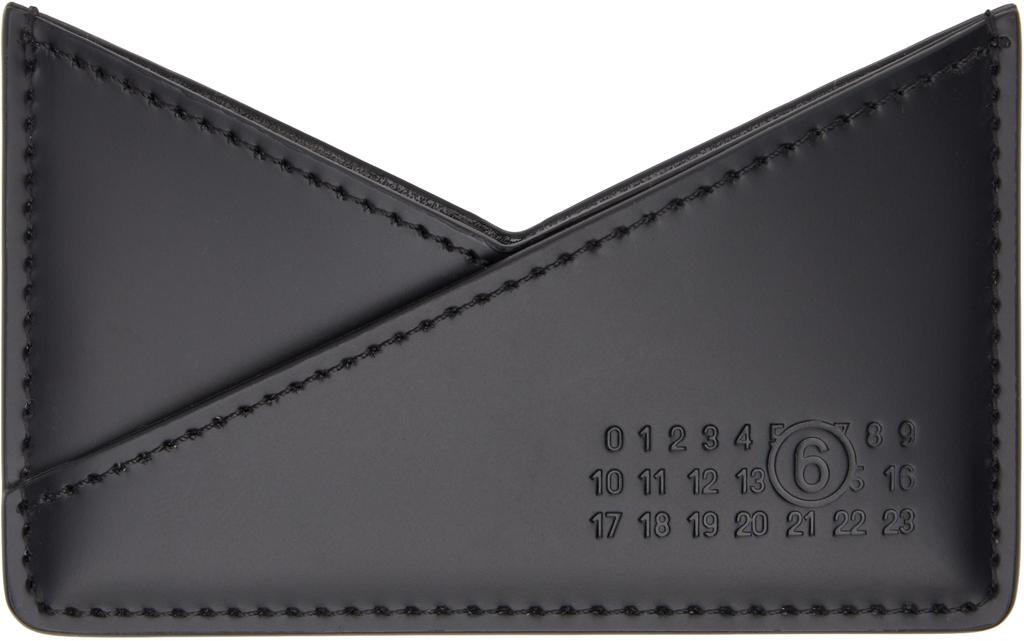 【MM6】LOGO CARD HOLDER XS54UI0129P4812T7300 FREE SHIPPING! NWOT - MM6 - MAISON MARGIELA - Shiny Coated