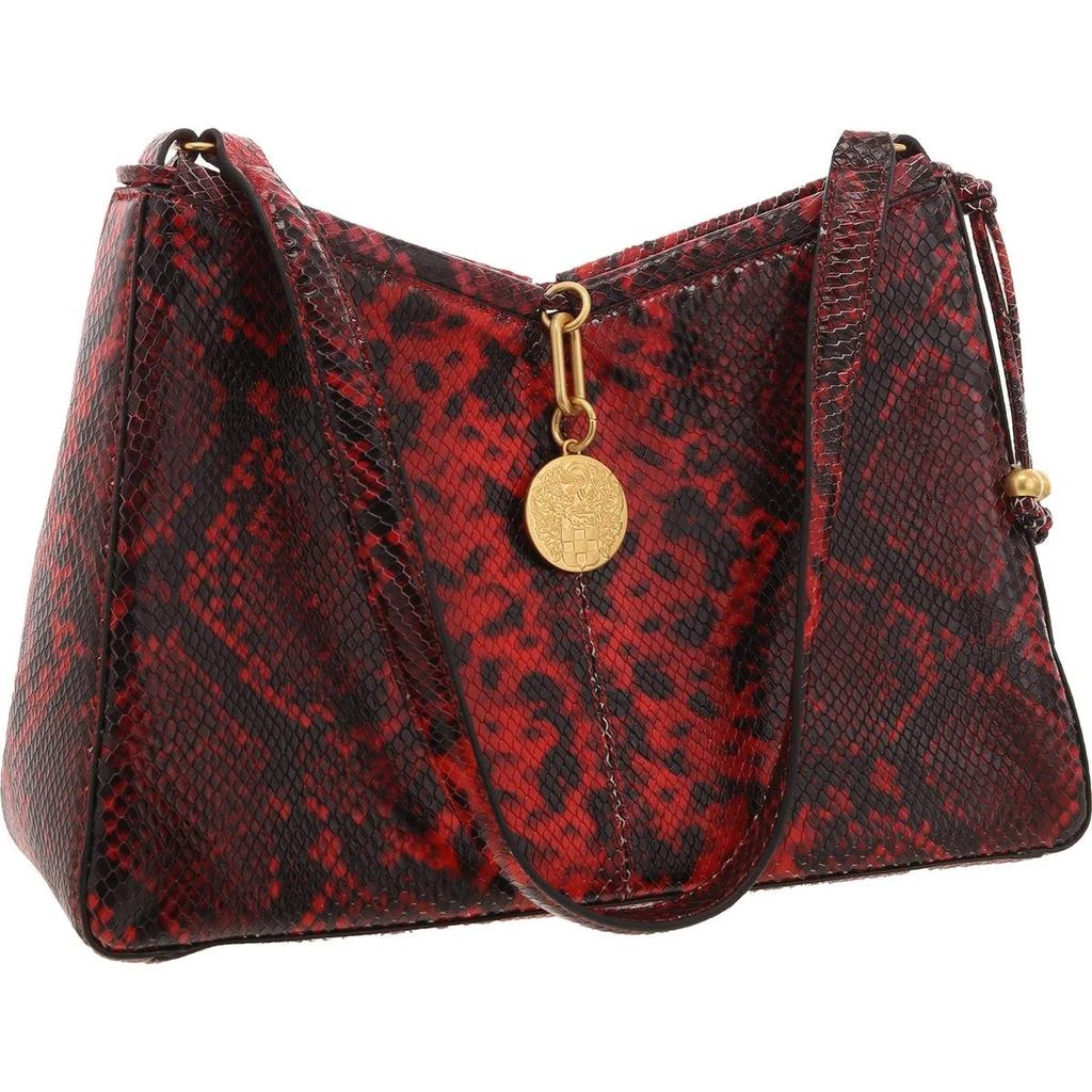 Vince Camuto Maire Womens Snake Print Leather Satchel Handbag 2