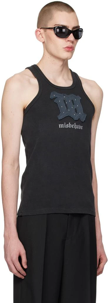 Misbhv Black Goth Tank Top 4