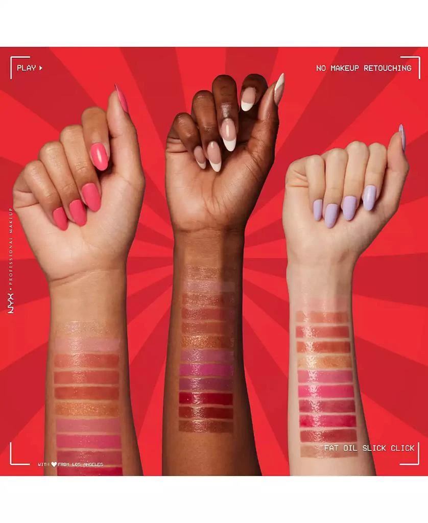 NYX Professional Makeup 3-Pc. Fat Oil Slick Click Lip Balm Set 7