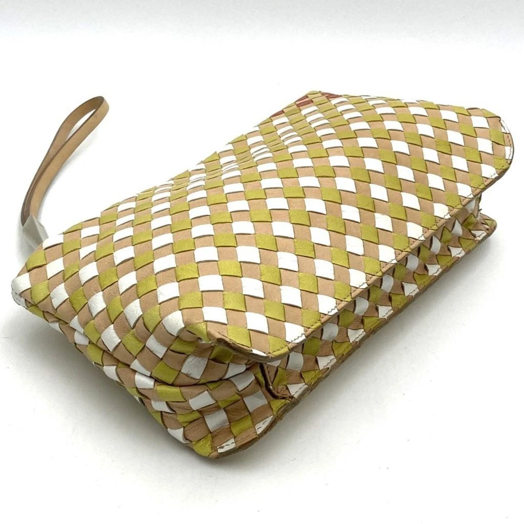 Bottega Veneta Leather Clutch Bag (Pre-Owned) 4