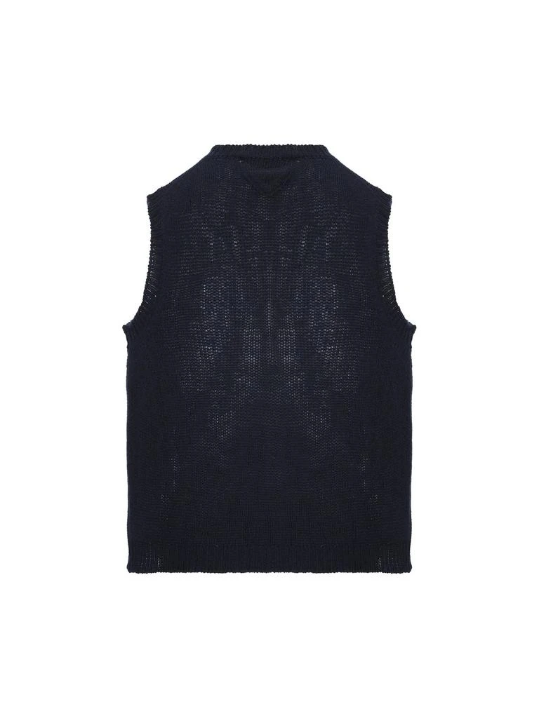 Prada Prada V-Neck Knitted Vest 2