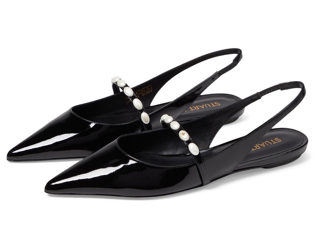 Stuart Weitzman Emlia Pearlita Slingback Flat