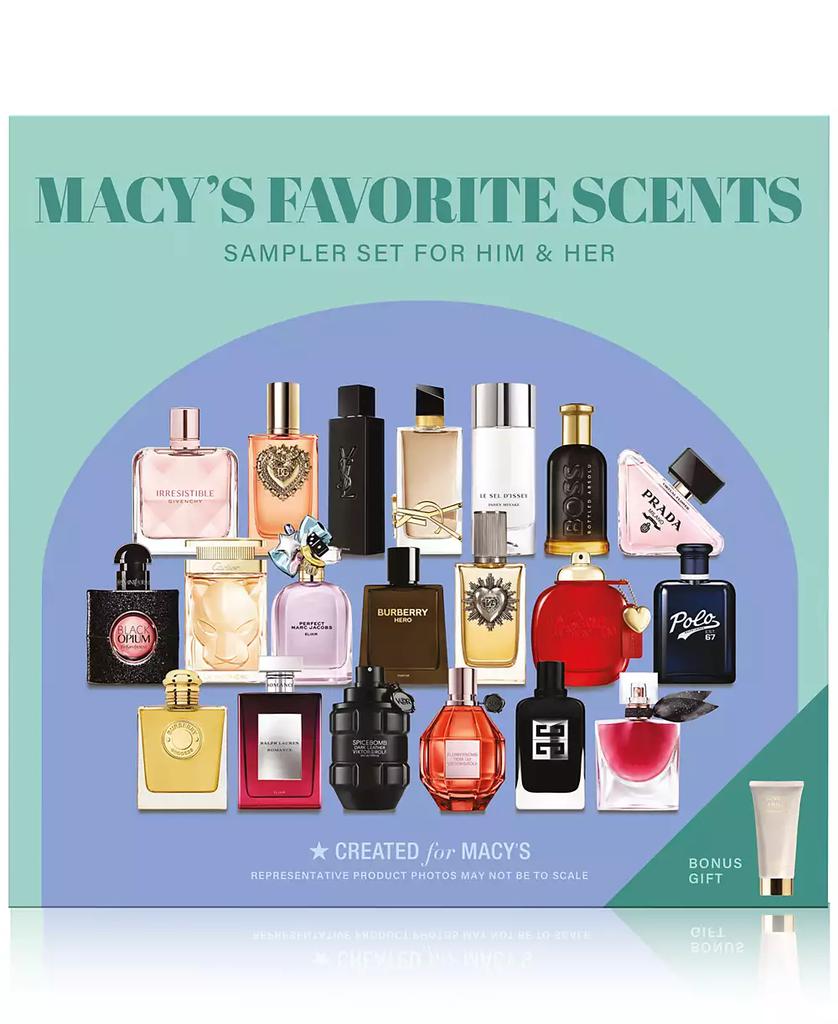 Created For Macy's 21-Pc. Macy's Favorite Scents Sampler Set For Him & Her, Exclusively at Macy's
