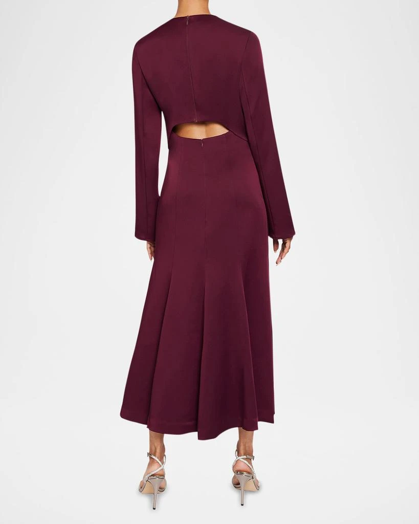 Santorelli Charlize Cutout A-Line Midi Dress 3