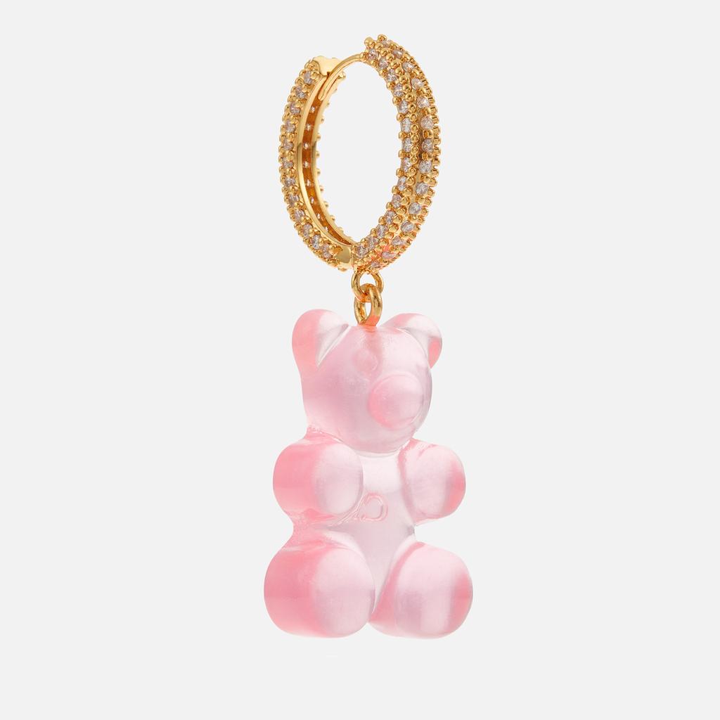 Crystal Haze Crystal Haze Mega Nostalgia Bear Gold-Plated Earring