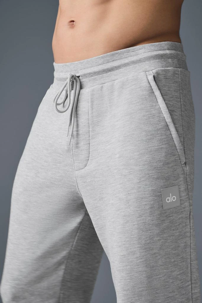 Alo Micro Waffle Fast Break Jogger - Athletic Heather Grey 4