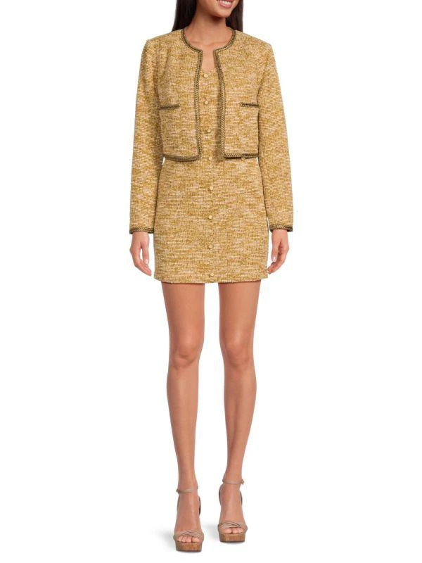 Wdny 2-Piece Textured Mini Dress & Jacket Set 1