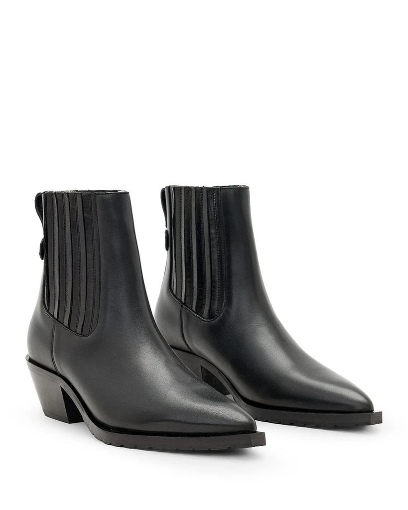 ALL SAINTS Women's Marcie Chelsea Leather Ankle Boots 1
