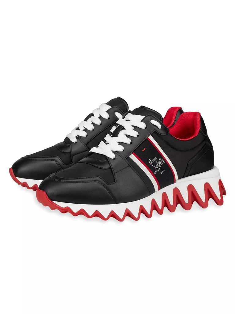 Christian Louboutin Women's Nastroshark Leather Sneakers 2