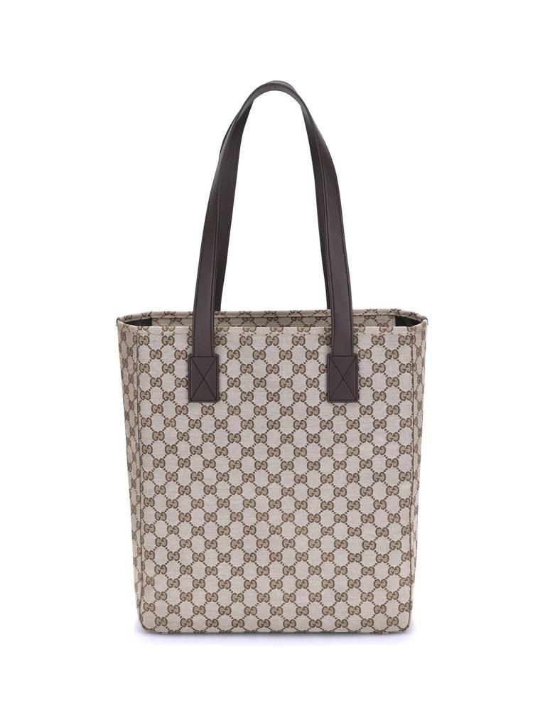 トートバッグ GUCCI MIDNIGHT BLUE CANVAS SHOPPING BAG Printed canvas large tote bag in dark blue canvas | GUCCI® US