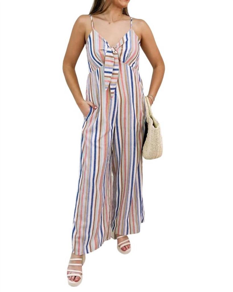 Kori Stripe Spring Jumpsuit