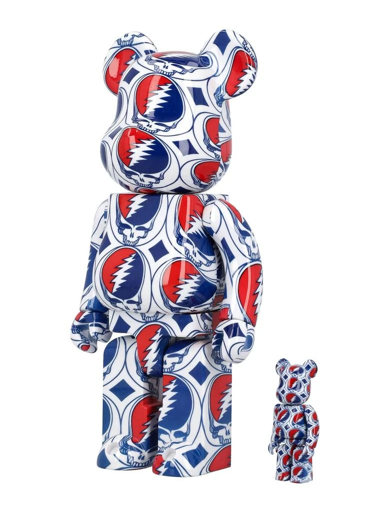 Medicom Medicom Toy Grateful Dead Steal Your Face 100% + 400% Be@rbrick Set 4