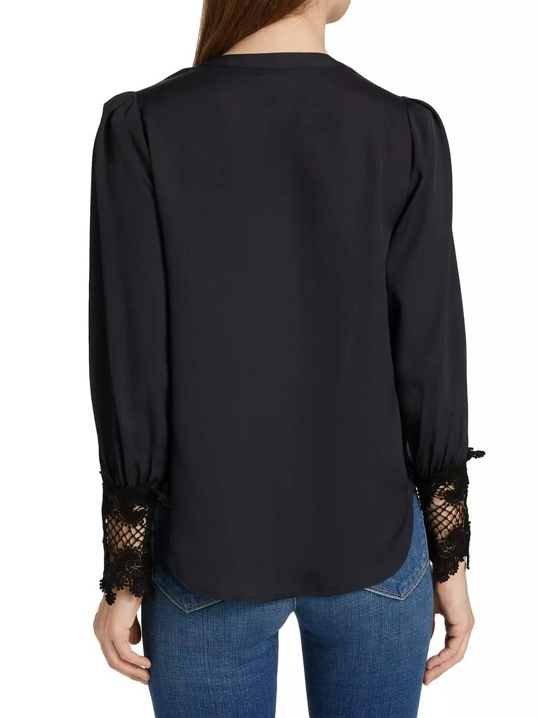 L'Agence Ava Lace Cuff Blouse 5