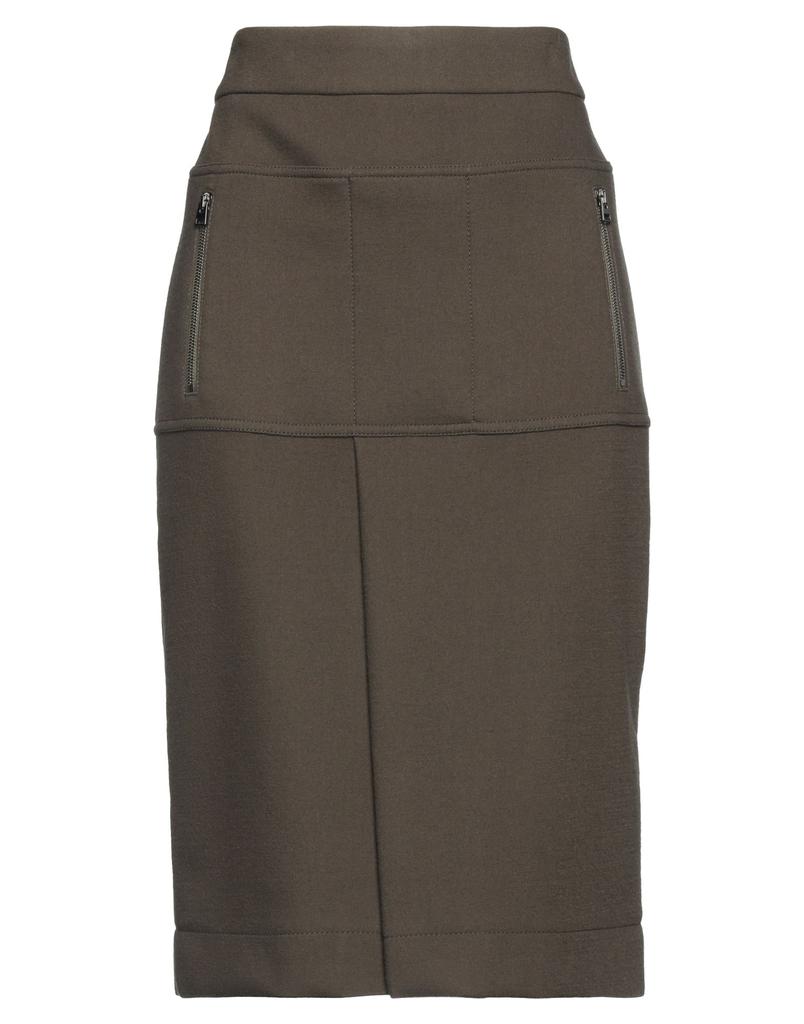 【関税＆送料込み】Tom Ford Brown Ribbed Knit Skirt With Hi Tom Ford Brown Ribbed Knit Skirt With High Waist And Pencil