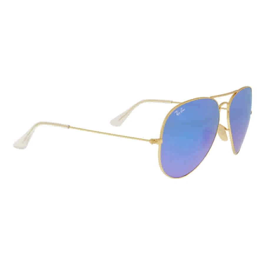 Ray-Ban Aviator Flash Lenses Blue Unisex Sunglasses RB3025 112/17 62 2