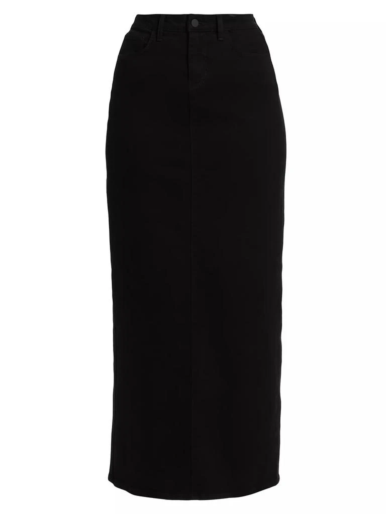 L'Agence Miriam Denim Maxi-Skirt 1
