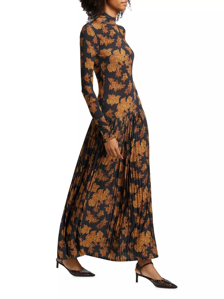 Ulla Johnson Amaya Floral Turtleneck Maxi Dress 2
