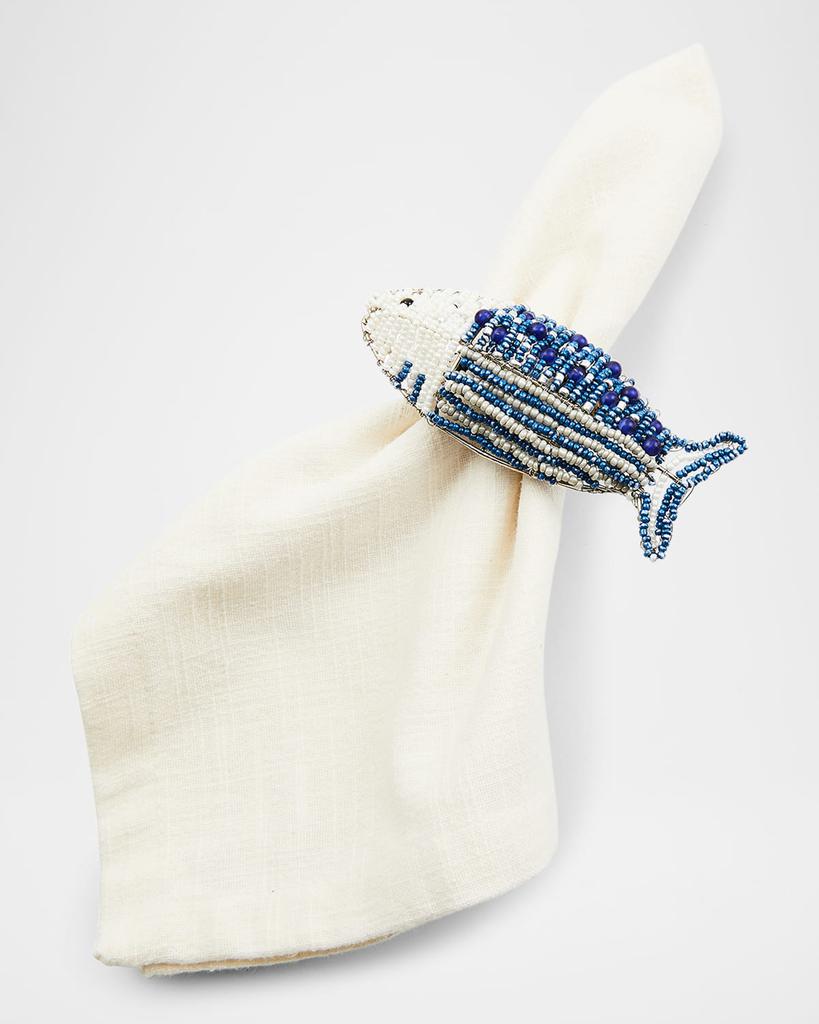 MacKenzie-Childs Go Fish Napkin Rings, Set of 4