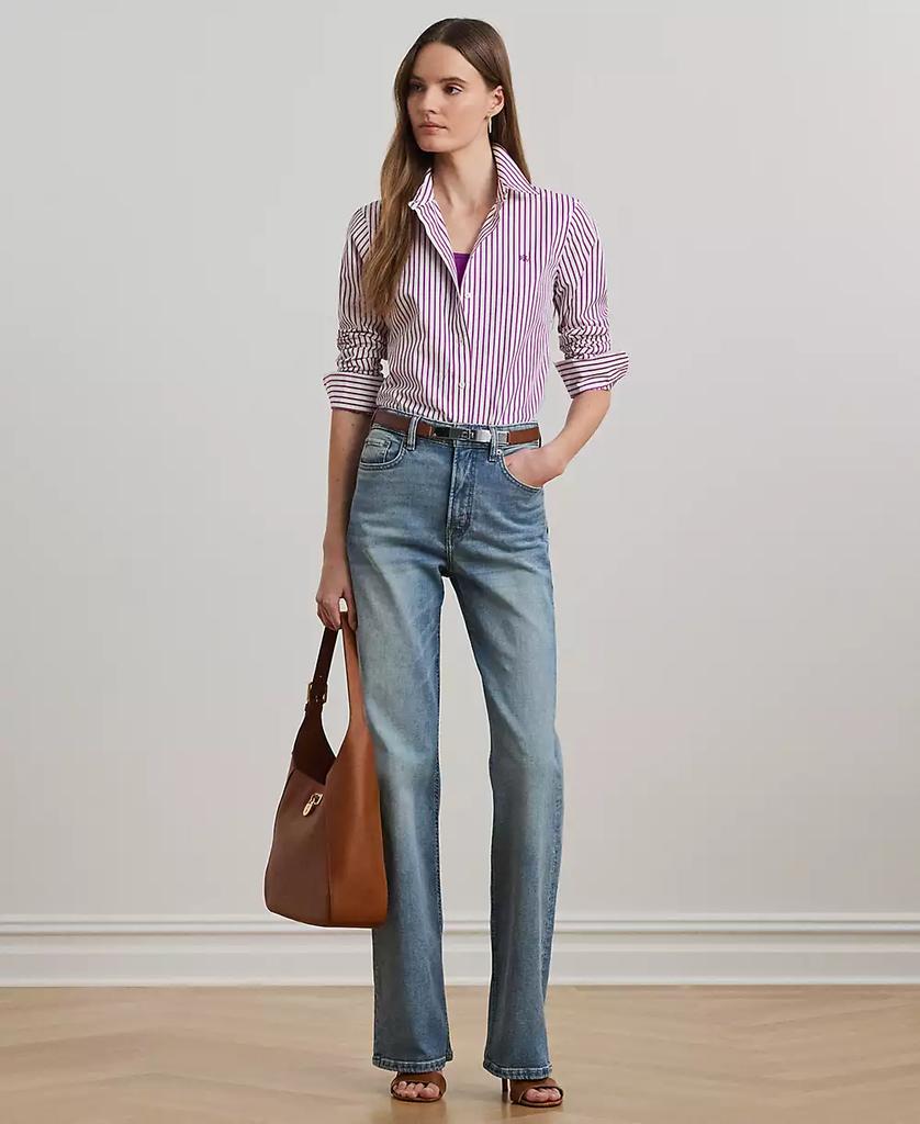 Ralph Lauren Women's Classic-Fit Striped Broadcloth Shirt, PXS-