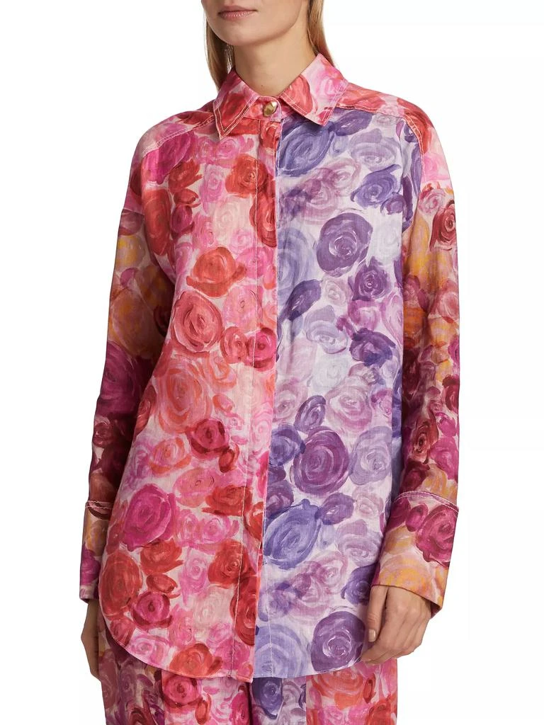 Aje Vision Linen Long-Sleeve Shirt 3