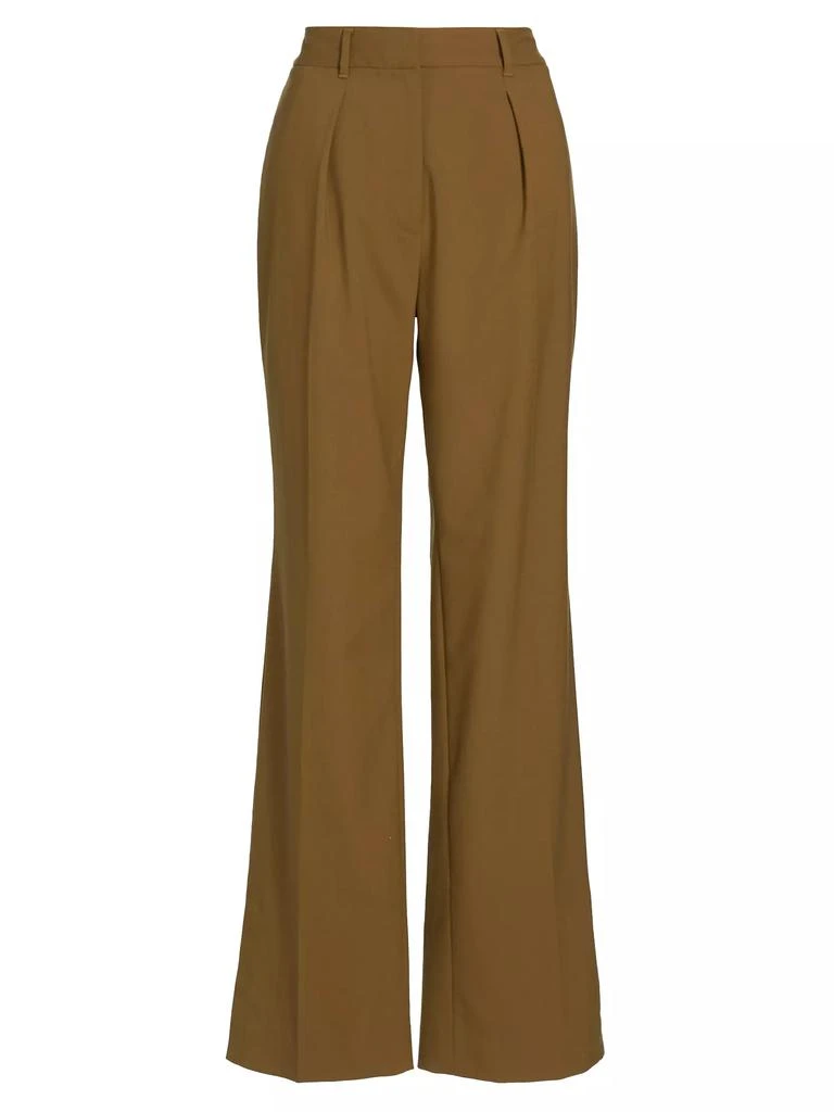 Derek Lam Calypso Pleated Slit Trousers 1