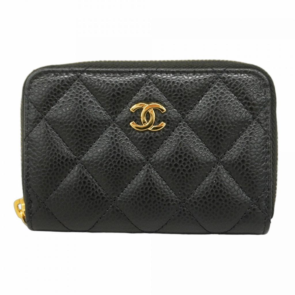 Chanel Grained Calfskin Coin Purse/Coin Case (Pre-Owned)
