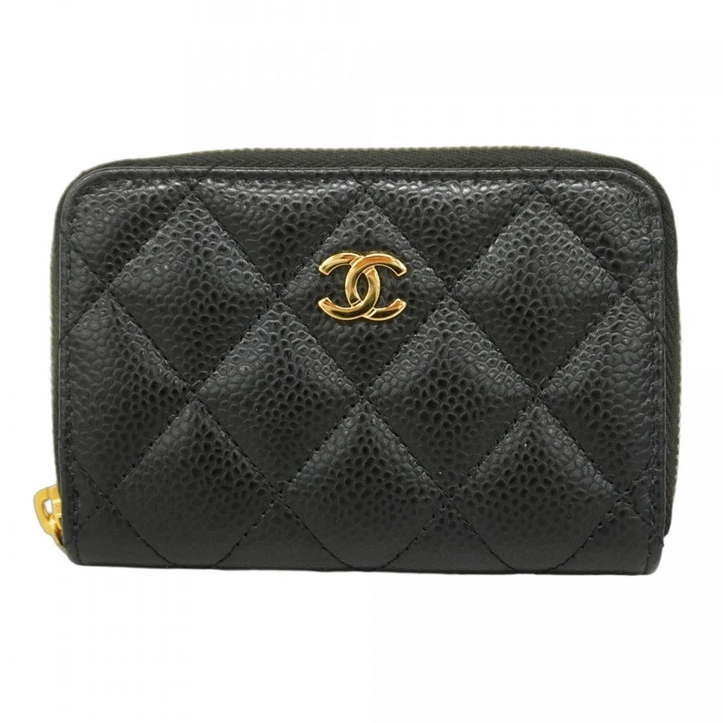 Chanel Grained Calfskin Coin Purse/Coin Case (Pre-Owned) 1