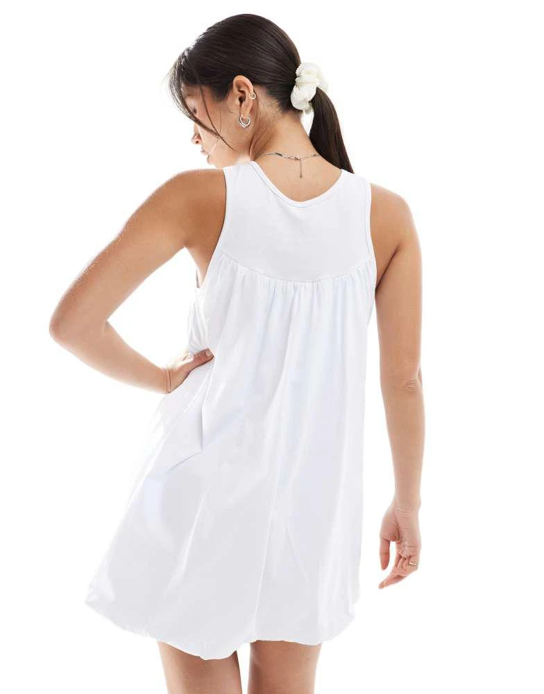 Miss Selfridge lace insert baby doll swing mini dress in white  On Sale  Now with Up to 71% Off | Discover Exclusive Deals & Savings at BeyondStyle   Authentic Miss Selfridge