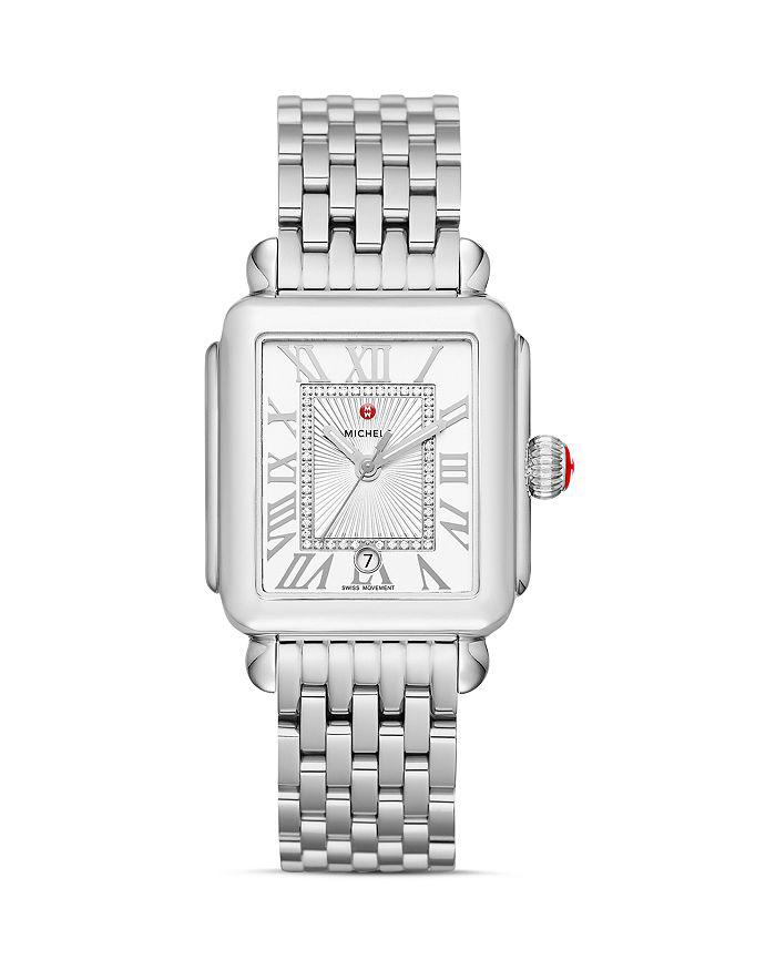 MICHELE Deco Madison Watch, 33mm