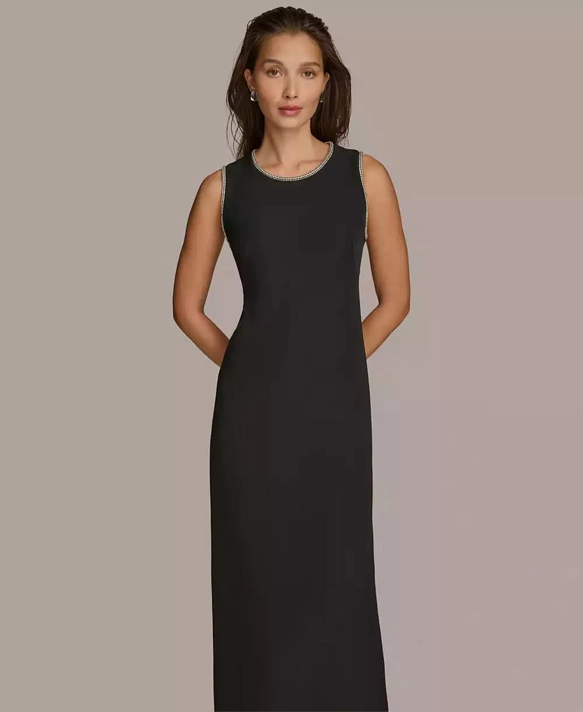Donna Karan Women's Rhinestone Trimmed Gown 3
