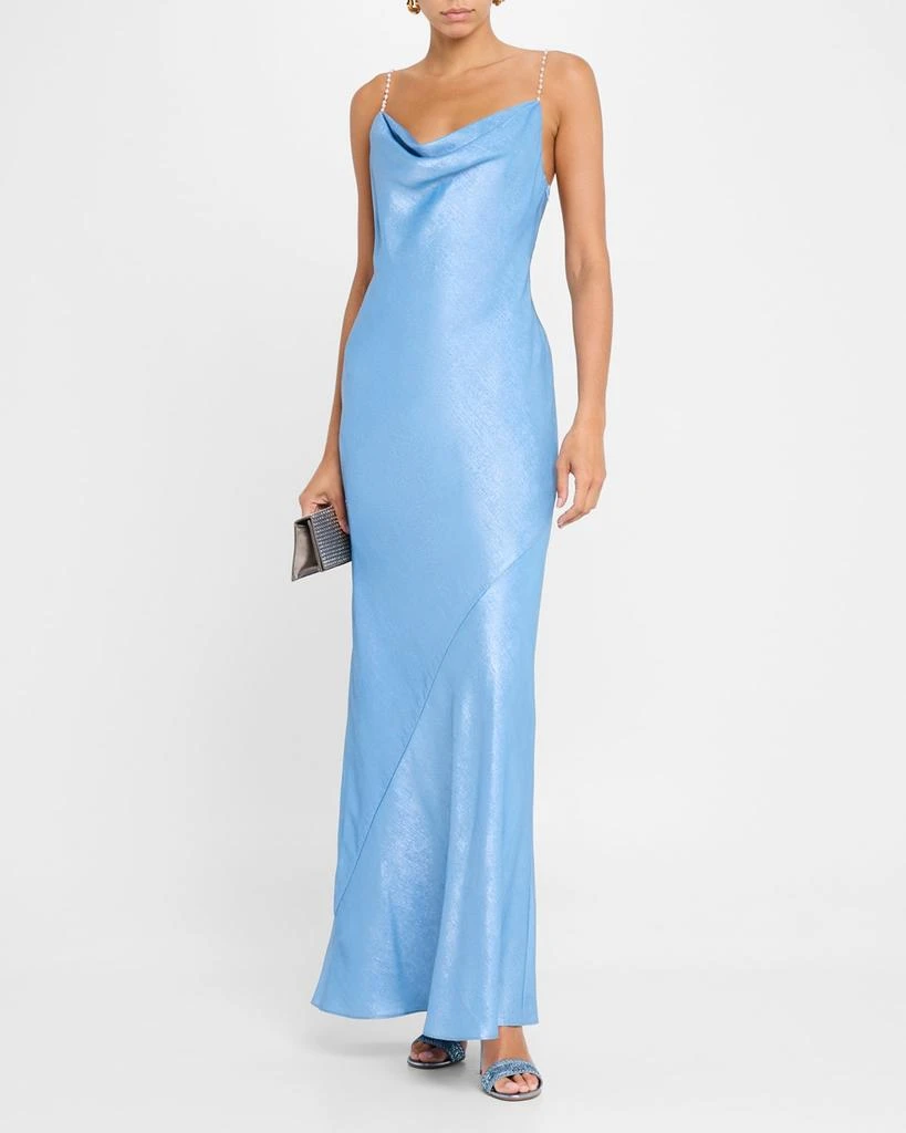 Liv Foster Lola Backless Cowl-Neck Gown - Dresses & Skirts - BeyondStyle Liv Foster Lola Backless Cowl-Neck Gown - Dresses & Skirts - BeyondStyle