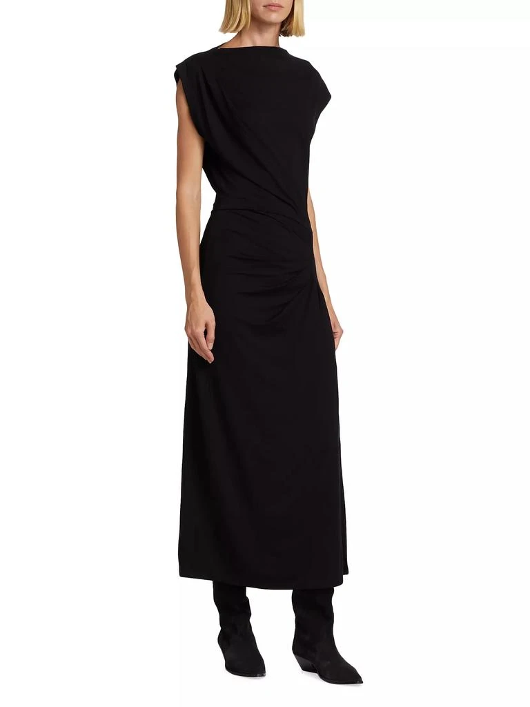 Isabel Marant Étoile Naerys Gathered Jersey Dress 4