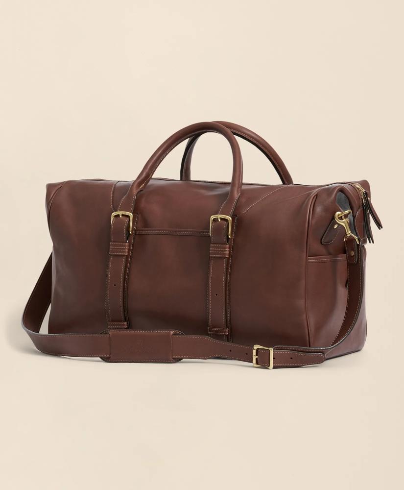 Brooks Brothers Leather Duffel Bag