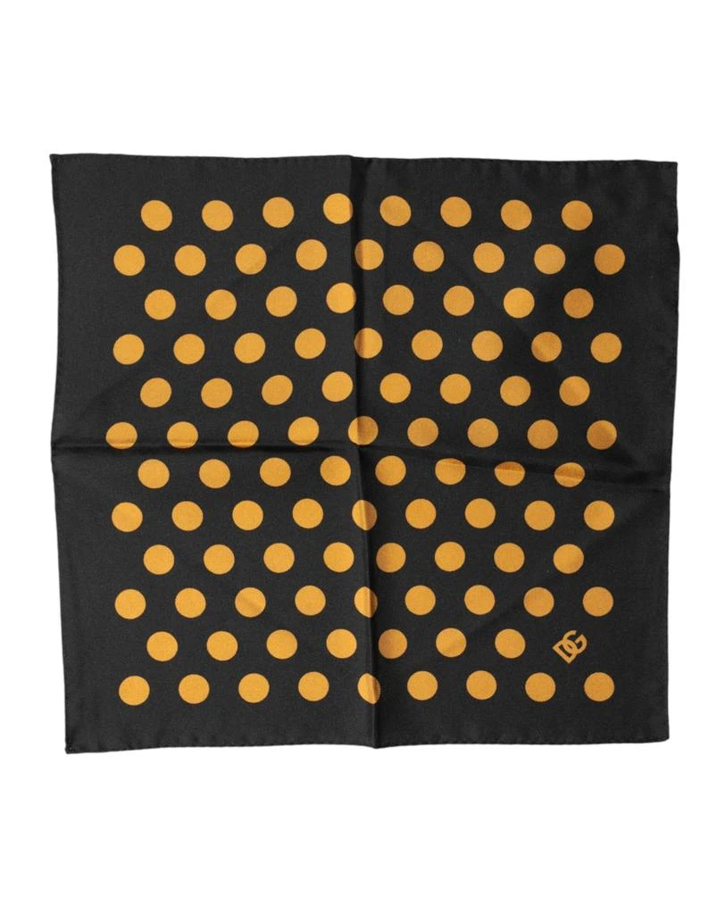Dolce 
Gabbana Polka Dot Square Handkerchief Men
s Scarf