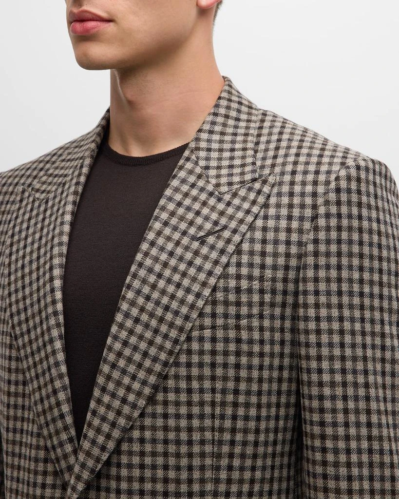 Tom Ford Men's Damier Shelton Check Sport Coat 6