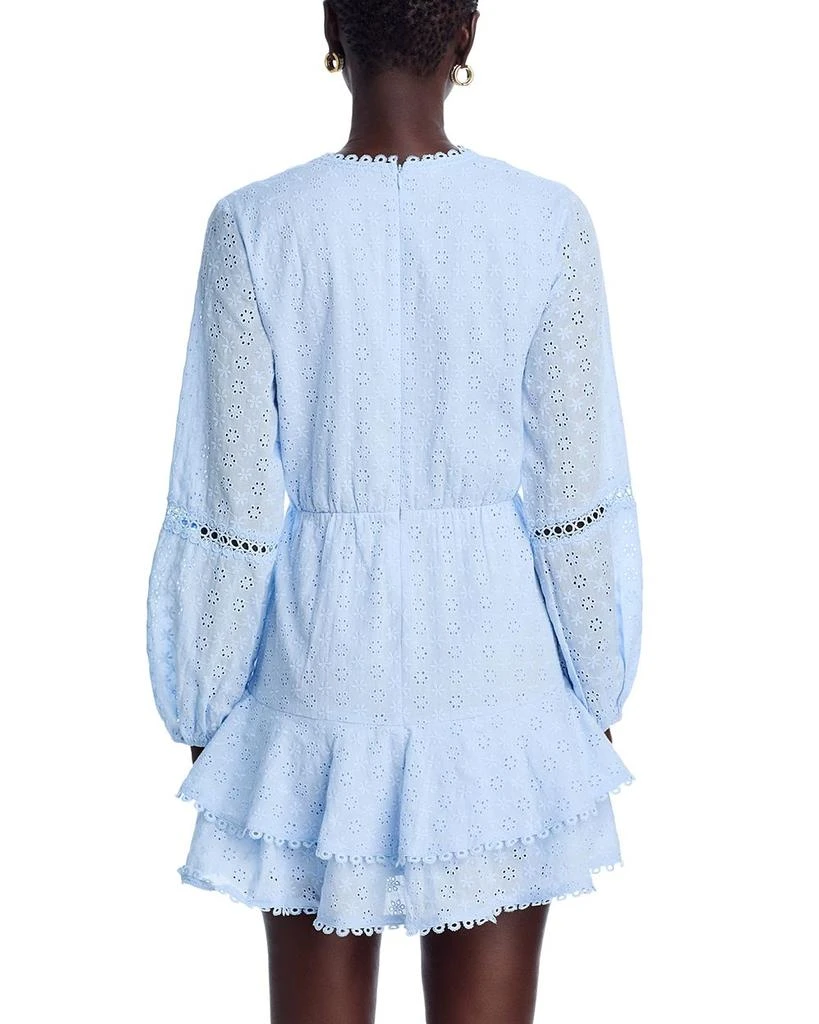 AQUA Eyelet Mini Dress - Exclusive 4