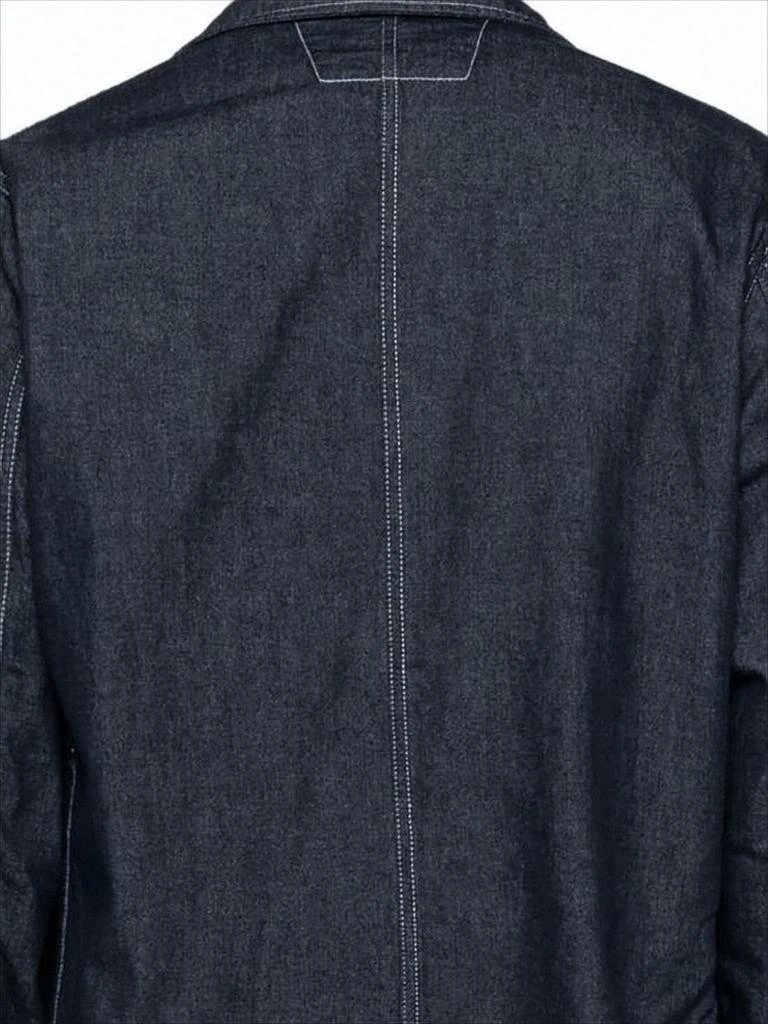 C.P. Company Denim Jacket with Structured Collar and Logo Patch 3